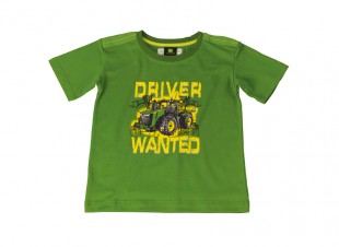DĚTSKÉ TRIČKO JOHN DEERE, DRIVER WANTED